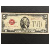 1928 G Red Seal $2 Dollar Note