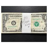 25 $1 Dollar Star Notes