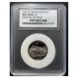 2006-S Colorado State Quarter Proof PCC PR70 Deep Cameo