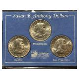 1979 Susan B. Anthony Dollar Set