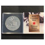 1997 Canada Silver Dollar Canada-Russia Hockey Series Coin