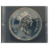 1997 Canada Silver Dollar Canada-Russia Hockey Series Coin