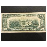 1950 C Green Seal $20 Dollar Federal Reserve Note