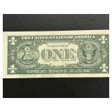1957 Blue Seal $1 Dollar Silver Certificate Uncirculated