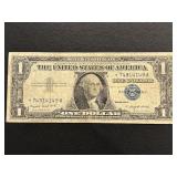 1957 A Blue Seal $1 Dollar Silver Certificate Star Note