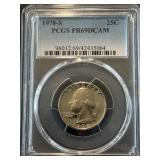 1978-S Washington Quarter Proof PCGS PR69 Deep Cameo