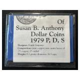 1979 Susan B. Anthony Dollar Set