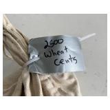 2500 Wheat Cents