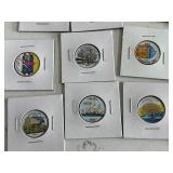 Colored State Quarters