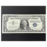 1957 A Blue Seal $1 Dollar Silver Certificate Uncirculated
