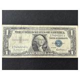 1957 Blue Seal $1 Dollar Silver Certificate