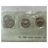 1980 Susan B. Anthony Dollar Set