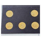 Gold Plated State Quarters