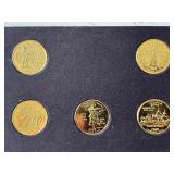 Gold Plated State Quarters
