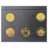 Gold Plated State Quarters