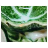 Bordallo Pinheiro Cabbage Leaf Relish Dish