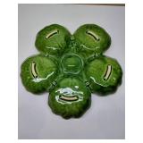 Bordallo Pinheiro Cabbage Leaf Relish Dish