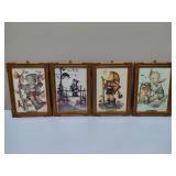 Framed Hummel Figurine Prints