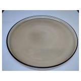 Smoke Colored Dessert Cups & Round Serving Platter
