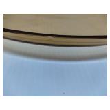 Smoke Colored Dessert Cups & Round Serving Platter