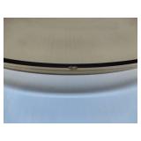 Smoke Colored Dessert Cups & Round Serving Platter