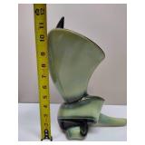 HULL Parchment & Pine Cornucopia Pottery