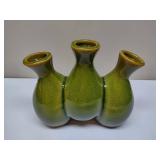 Vintage Three-Bud Ceramic Vase