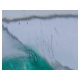 Murano Hand Blown Art Glass Basket