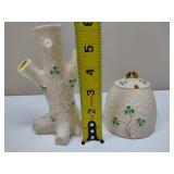 Vintage Belleek Shamrock Collectibles