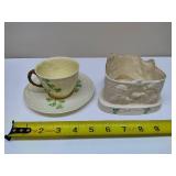 Vintage Belleek Shamrock Collectibles