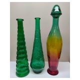 Large Glass Vases