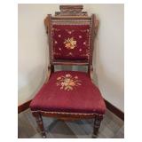 Antique English Victorian Wood Chair