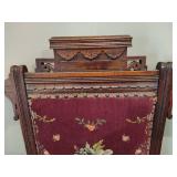 Antique English Victorian Wood Chair