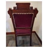 Antique English Victorian Wood Chair
