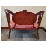 Antique Mahogany Settee