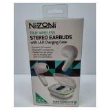 Nizoni Wireless Stereo Earbuds w/LED Charging Case