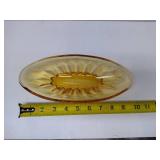 Lot of Amber Colored Small Glassware