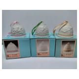 LLADRO Set of Three Porcelain Bells