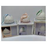 LLADRO Set of Three Porcelain Bells