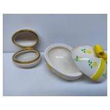 LEFTON Trinket Box & Smaller Vintage Box