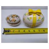 LEFTON Trinket Box & Smaller Vintage Box
