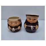GOEBEL Friar Tuck Mini Creamer & Toothpick Holder