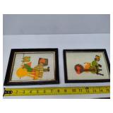 Vintage Floral Crewel Needle Art