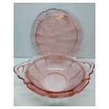 Jeanette Pink Depression Glass Accessories
