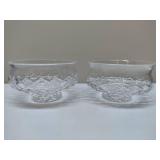 WATERFORD Pair of Comeragh Footed Bowls