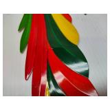 Tin Parrot Decor