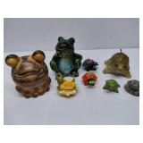 Lot of Asst Turtles & Frogs