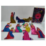 Tin Nativity Scene