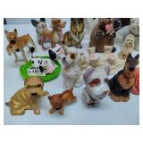 Lot of Asst Dog Figurines