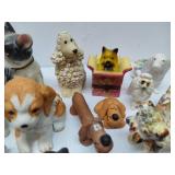Lot of Asst Dog Figurines